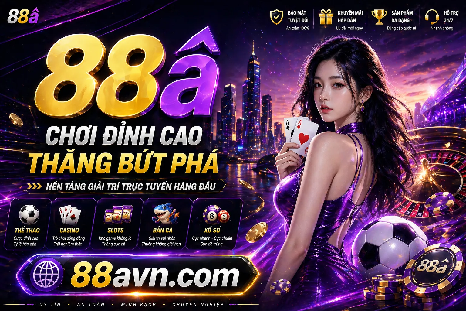 Sân vận động bóng đá với logo typhu88 login và ánh sáng rực rỡ